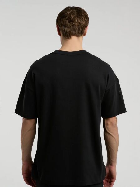 Ever Relaxed Oversize Siyah Erkek Tişört Siyah - L