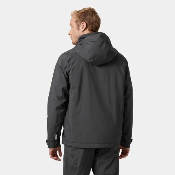HELLY HANSEN HP Racing LIFALOFT Sailing Erkek Kapişonlu Mont Antrasit - S