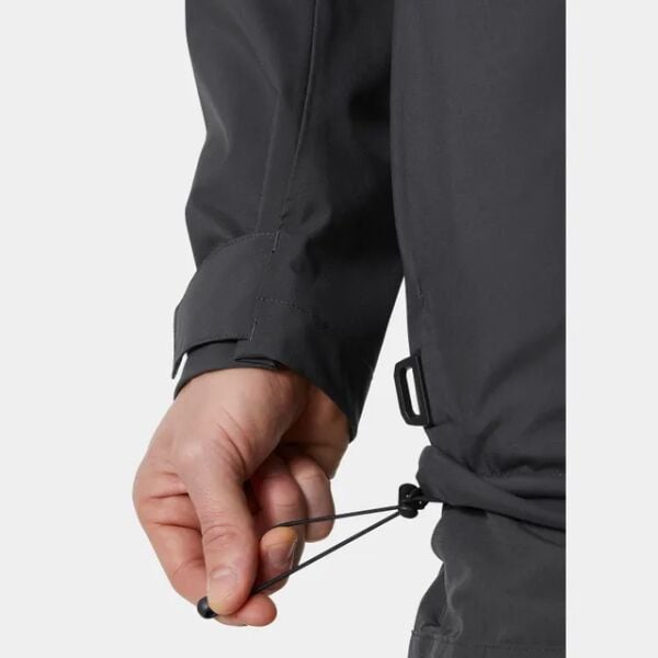 HELLY HANSEN HP Racing LIFALOFT Sailing Erkek Kapişonlu Mont Antrasit - S