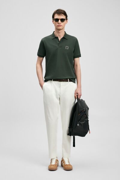 Lufian Carter Smart Erkek Polo Tişört 111040233 Haki - 3XL