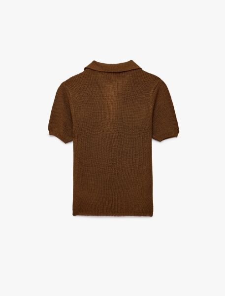 Koton Kahverengi Triko Kazak 6Sak90141Ht Kahverengi - XS