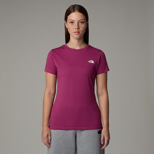 The North Face W Foundation Vertical  Graphic Tee Kadın T-Shirt Fuşya - L