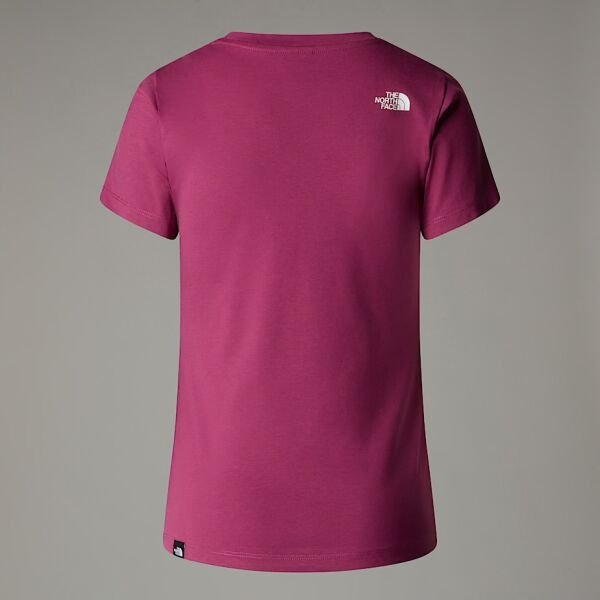 The North Face W Foundation Vertical  Graphic Tee Kadın T-Shirt Fuşya - L