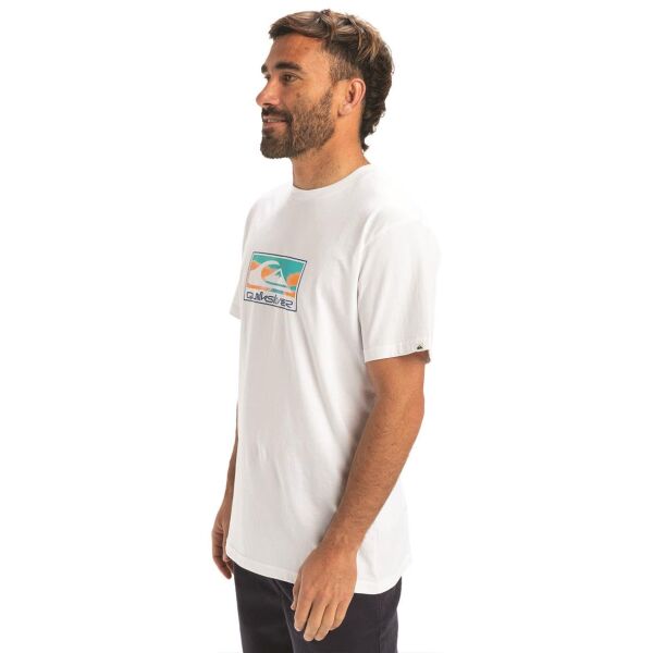 Quiksilver Ev Gradıent Box Ss Erkek T-Shirt Beyaz - XXL