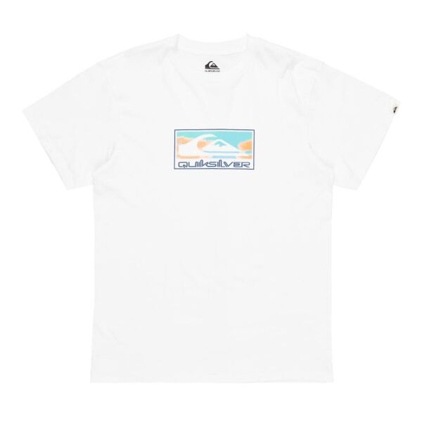 Quiksilver Ev Gradıent Box Ss Erkek T-Shirt Beyaz - XXL