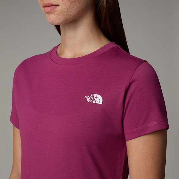The North Face W Foundation Vertical  Graphic Tee Kadın T-Shirt Fuşya - XS