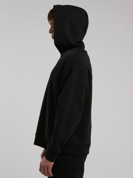 Ever Relaxed Comfort Kapüşonlu Siyah Erkek Sweatshirt S - Siyah