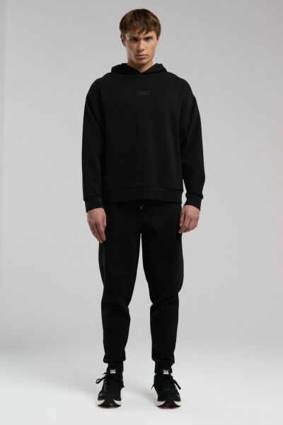 Ever Relaxed Comfort Kapüşonlu Siyah Erkek Sweatshirt XL - Siyah