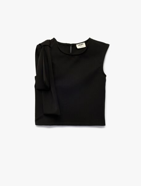 Koton Siyah Bluz 6Skg60135Aw Siyah - 9-10