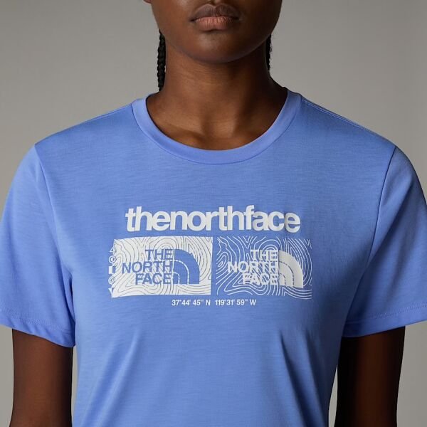 The North Face W Foundation Tee Graphic 1 Kadın T-Shirt Gri - XS