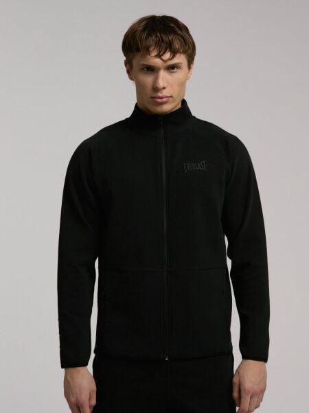 Ever Relaxed Regular Siyah Yüksek Yaka Erkek Full Zip Sweatshirt S - Siyah
