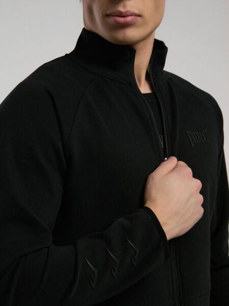 Ever Relaxed Regular Siyah Yüksek Yaka Erkek Full Zip Sweatshirt S - Siyah