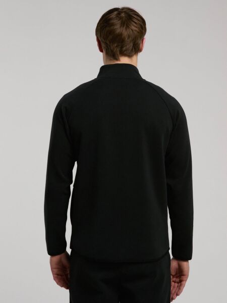 Ever Relaxed Regular Siyah Yüksek Yaka Erkek Full Zip Sweatshirt S - Siyah