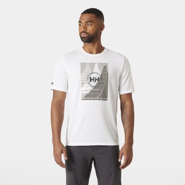 HELLY HANSEN HP RACE GRAPHIC T-SHIRT XL - WHİTE