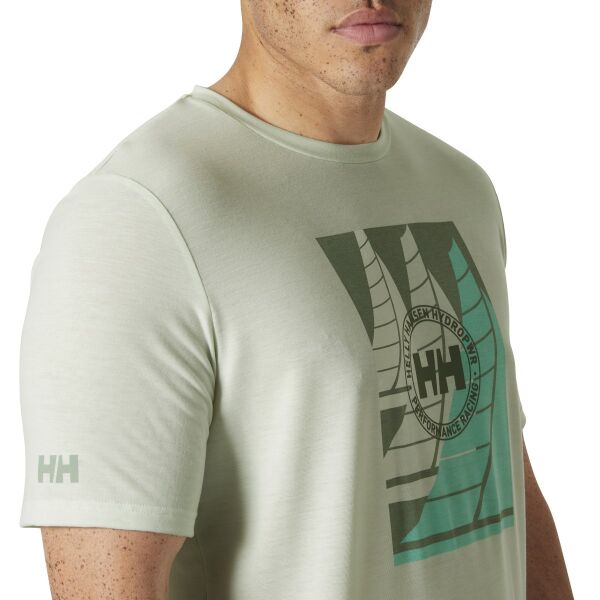 HELLY HANSEN HP RACE GRAPHIC T-SHIRT S - WHİTE