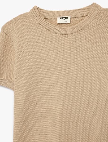 Koton Bej Triko Kazak 6Skb90003Tt Bej - 9-10