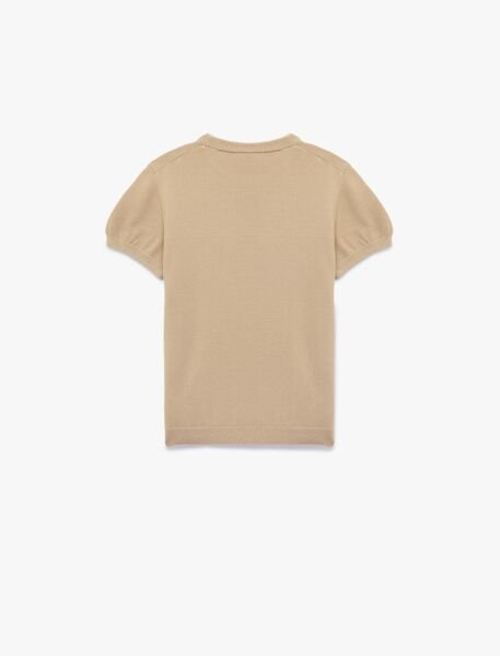 Koton Bej Triko Kazak 6Skb90003Tt Bej - 9-10