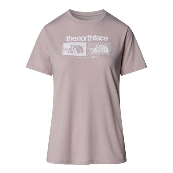 The North Face W Foundation Tee Graphic 1 Kadın T-Shirt Gri - XS
