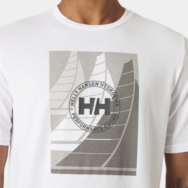 HELLY HANSEN HP RACE GRAPHIC T-SHIRT Beyaz - XL