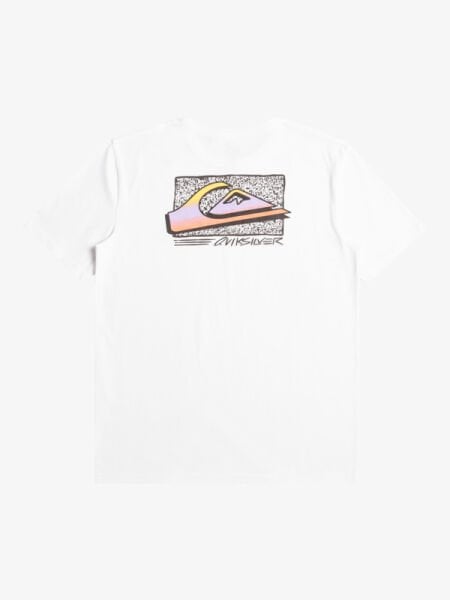 Quiksilver Retro Fade Erkek Kısa Kollu Tişört EQYZT06864 M - Bright White - Solid