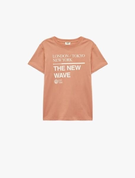 Koton Pembe Tişört 6SKB10230TK Pembe - 9-10