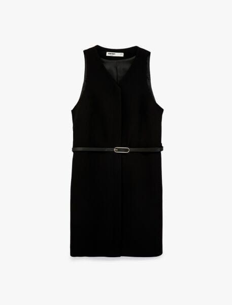 Koton Siyah Elbise 6Sak80213Uw Siyah - 40
