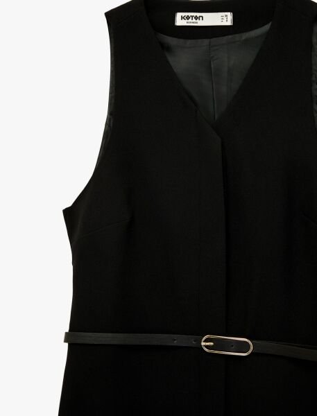 Koton Siyah Elbise 6Sak80213Uw Siyah - 42