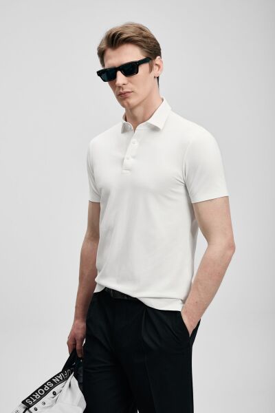 Lufıan Erkek Jaxon Polo 111040241 Beyaz - 3XL