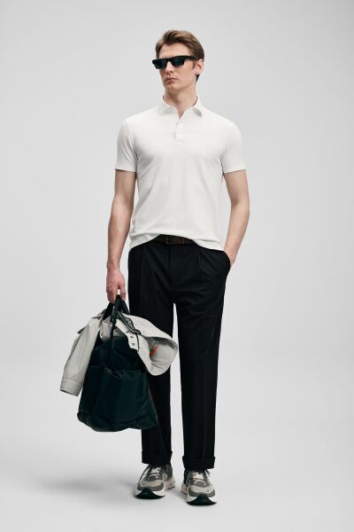 Lufıan Erkek Jaxon Polo 111040241 Beyaz - 3XL