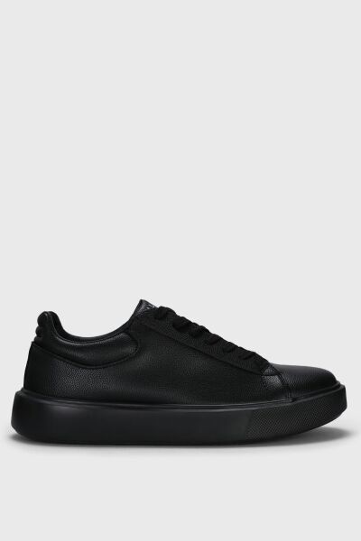 Lufian Ryan Erkek Deri Sneaker Ayakkabı 111230290 Siyah - 41