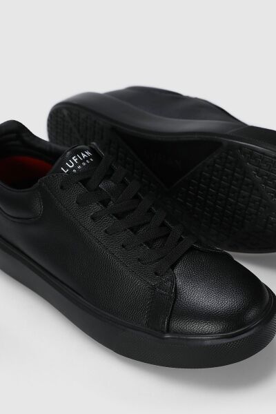 Lufian Ryan Erkek Deri Sneaker Ayakkabı 111230290 Siyah - 41
