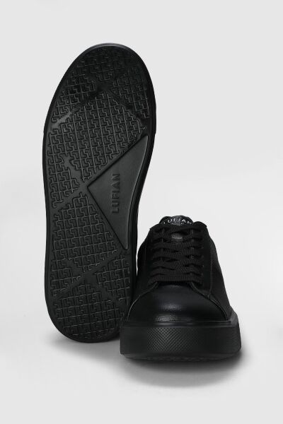 Lufian Ryan Erkek Deri Sneaker Ayakkabı 111230290 Siyah - 41