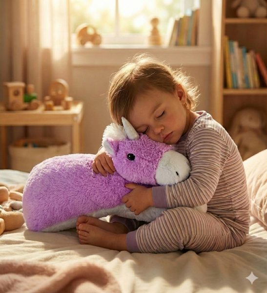 Zoopurr Pets Sevimli Pembe Unicorn Peluş Oyuncak Uyku Arkadaşı