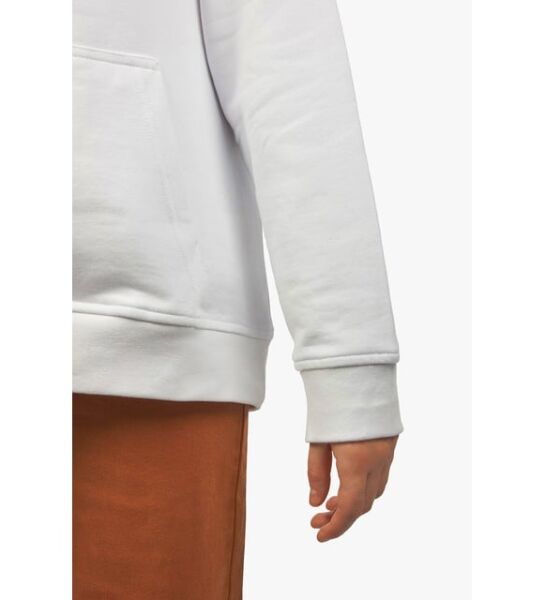 HELLY HANSEN W Logo Kapişonlu Kadın Hoodie Sweatshirt Beyaz - S