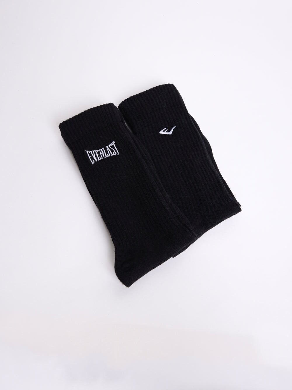 Everlast Logo Nakışlı 2'lü Siyah Çorap 42-45 - Siyah