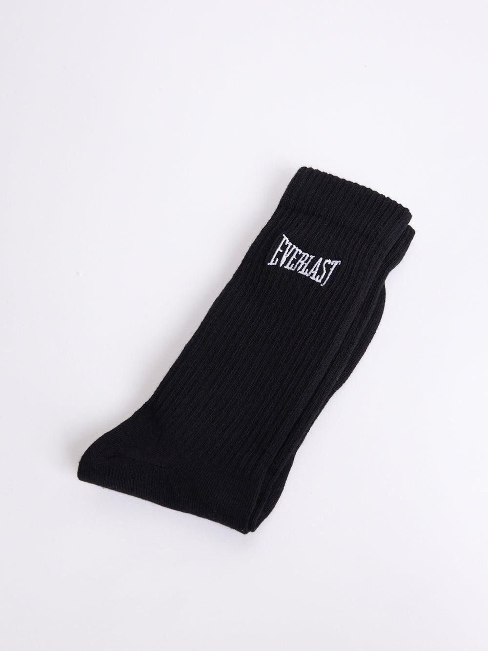 Everlast Logo Nakışlı 2'lü Siyah Çorap 42-45 - Siyah