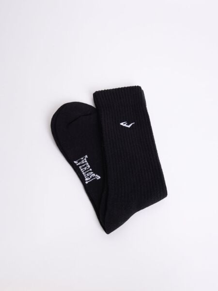 Everlast Logo Nakışlı 2'lü Siyah Çorap 42-45 - Siyah