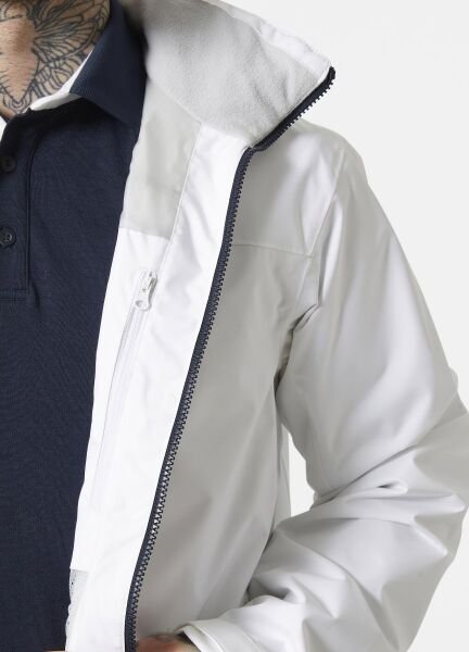 Helly Hansen Crew Hooded Erkek Mont 2.0 Beyaz - XL