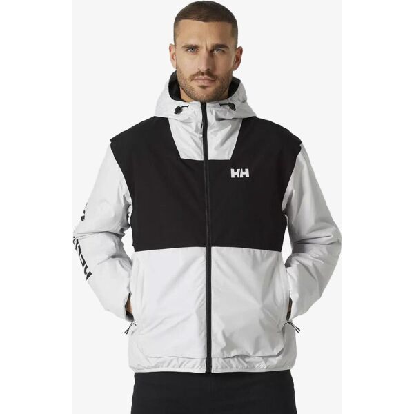 HELLY HANSEN Ervik Insulated Rain Erkek Mont Siyah/Beyaz - M