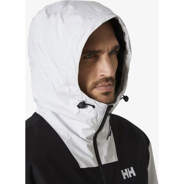 HELLY HANSEN Ervik Insulated Rain Erkek Mont Siyah/Beyaz - XXL
