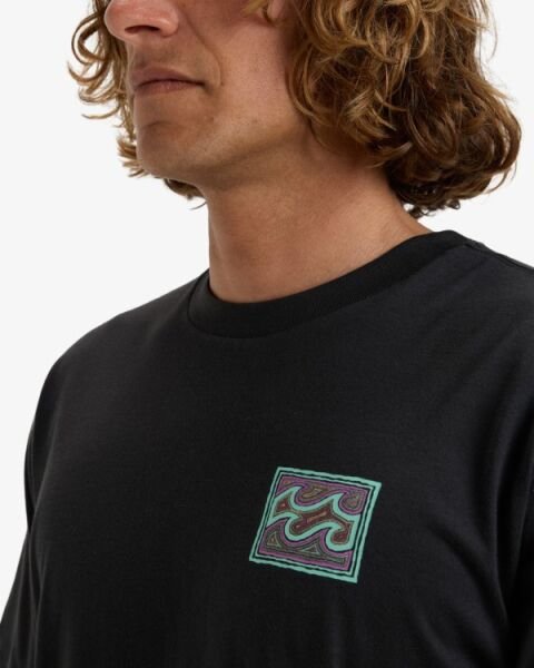 Billabong Crayon Wave Ss Erkek T-Shirt Siyah - XL
