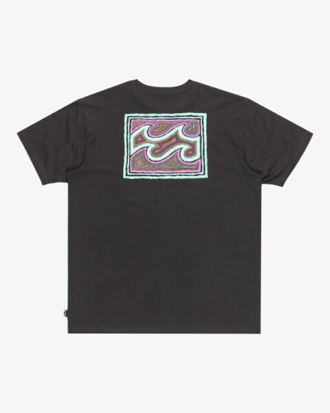Billabong Crayon Wave Ss Erkek T-Shirt Siyah - XL