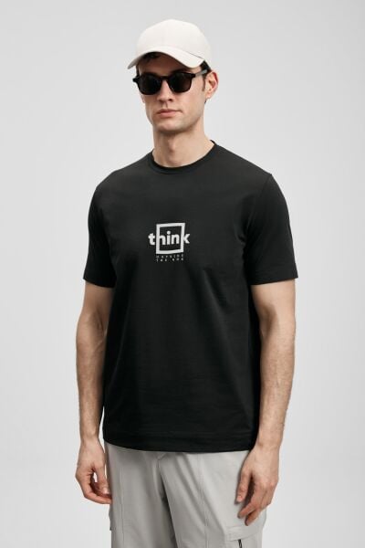 LUFIAN ERKEK THINK 111020310 Siyah - XXL