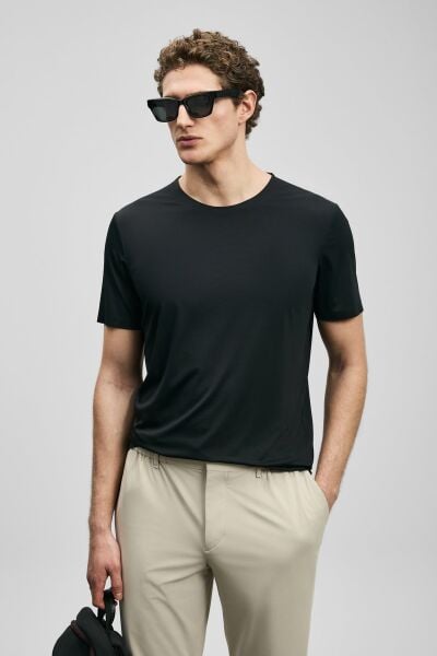 LUFIAN ERKEK ALTERO T-SHIRT 111020320 Lacivert - M