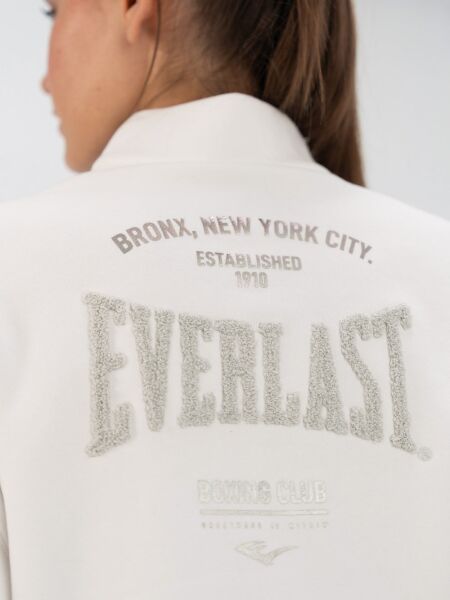 Everlast Bronx NYC Kahverengi Kadın Sweatshirt M - Beyaz