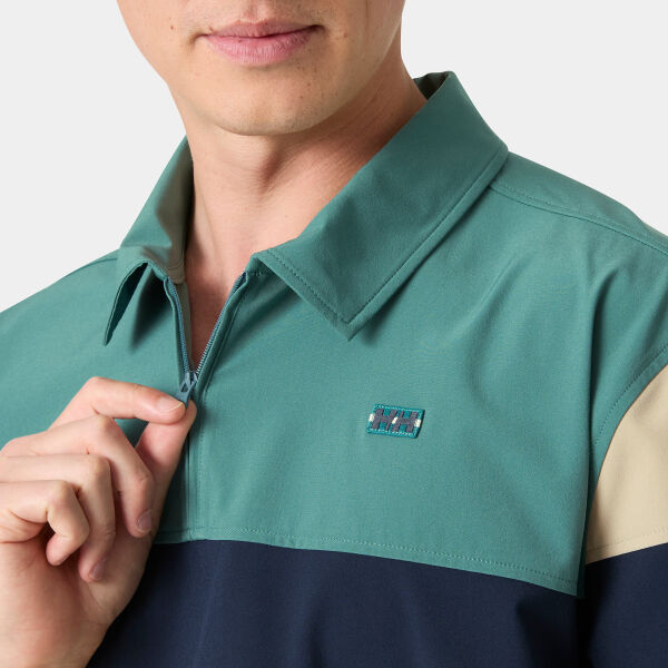 HELLY HANSEN Erkek Tişört LEVANTE QD 1/2 ZIP SS POLO T SHIRT HHA.54612