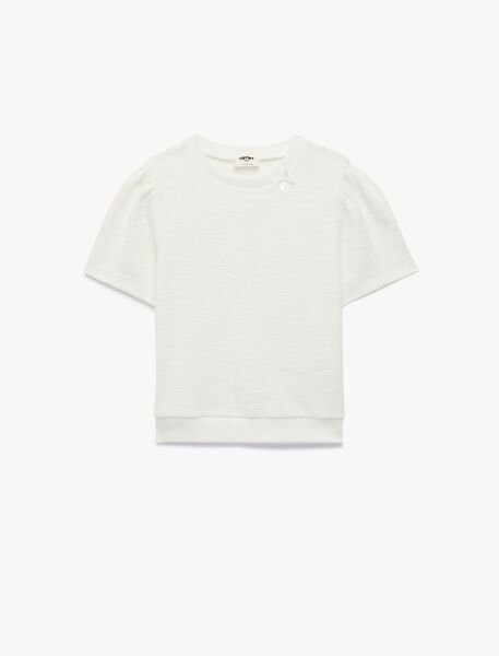 Koton Ekru Bluz 6Skg60041Ak Ekru - 9-10