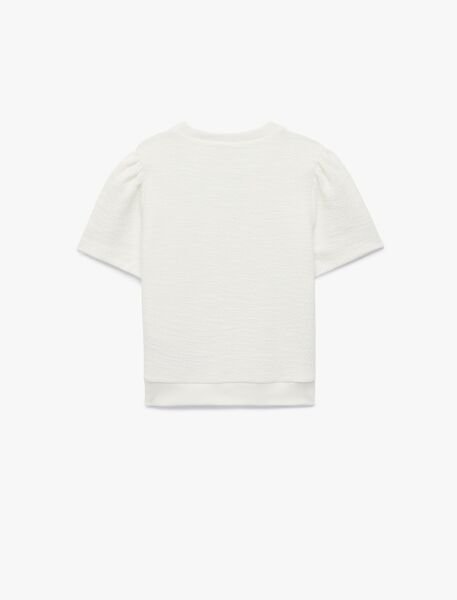 Koton Ekru Bluz 6Skg60041Ak Ekru - 9-10