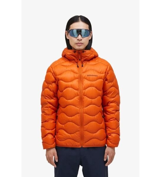 Peak Performance M Helium Down Hood Jacket Erkek Mont Turuncu - 2XL