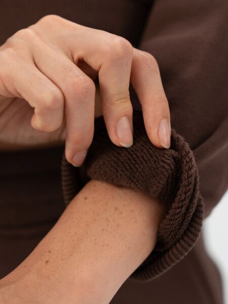 Everlast Bronx NYC Kahverengi Kadın Sweatshirt XS - Çikolata